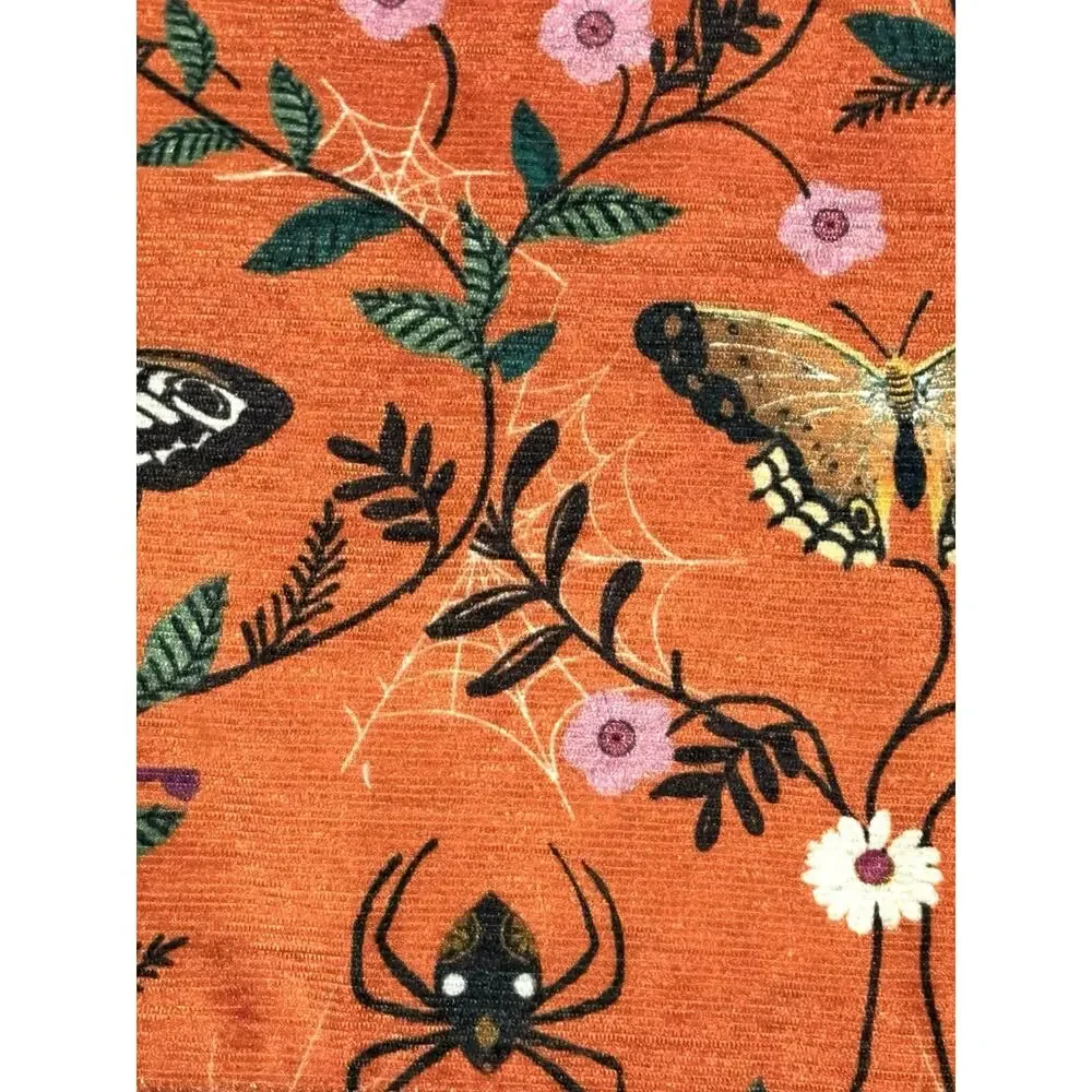 Christian Lacroix Butterfly Halloween Table Runners Bats Moth Set 2 Spider Ornge